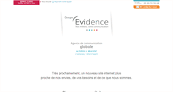 Desktop Screenshot of groupe-evidence.com